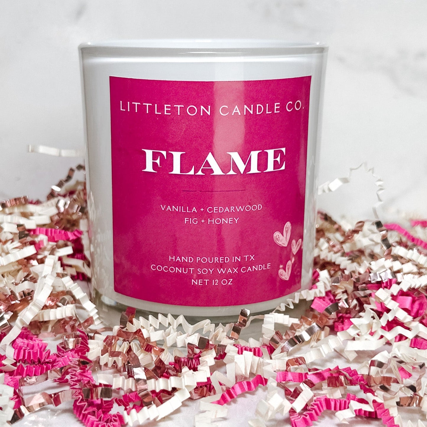 Flame Valentines Candles