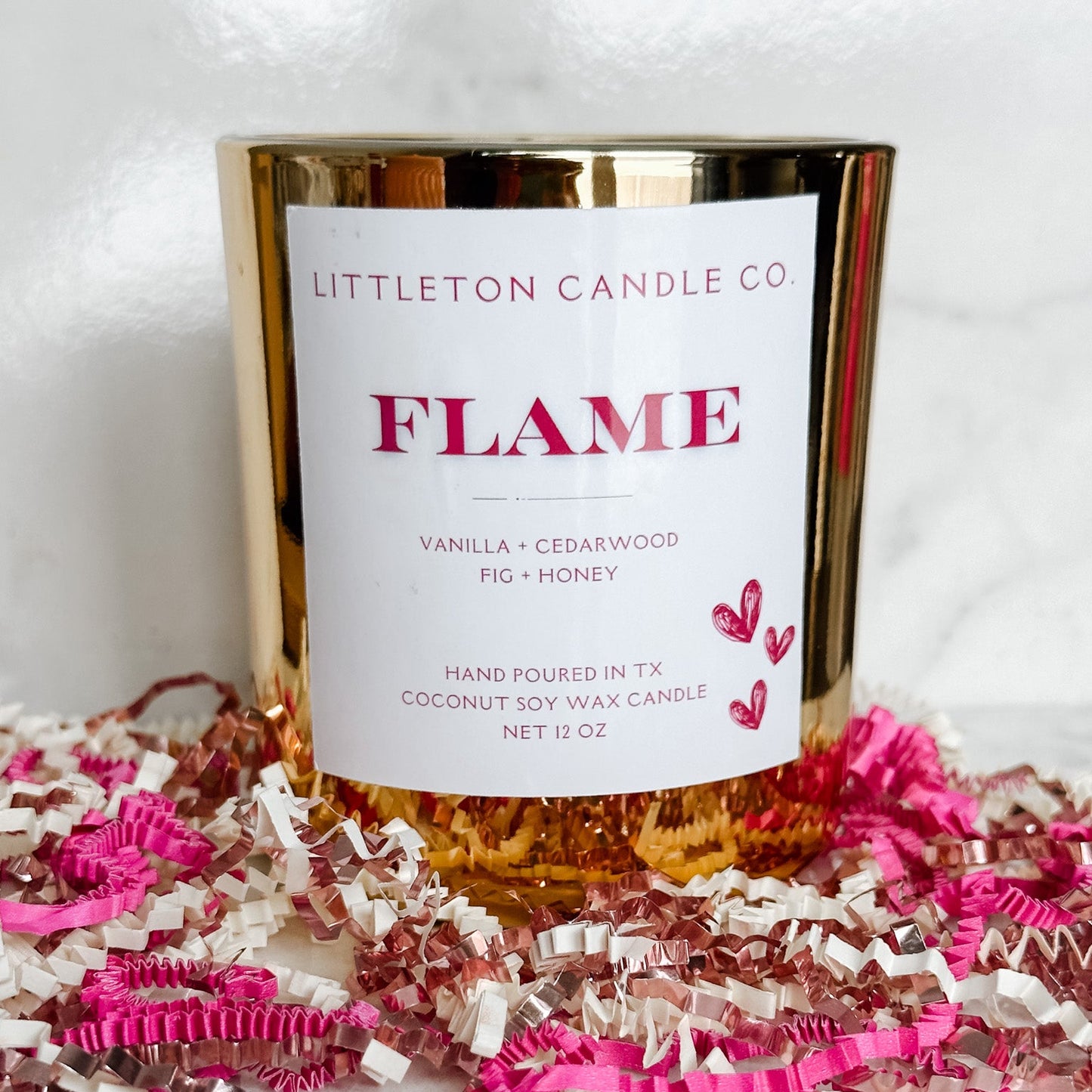 Flame Valentines Candles